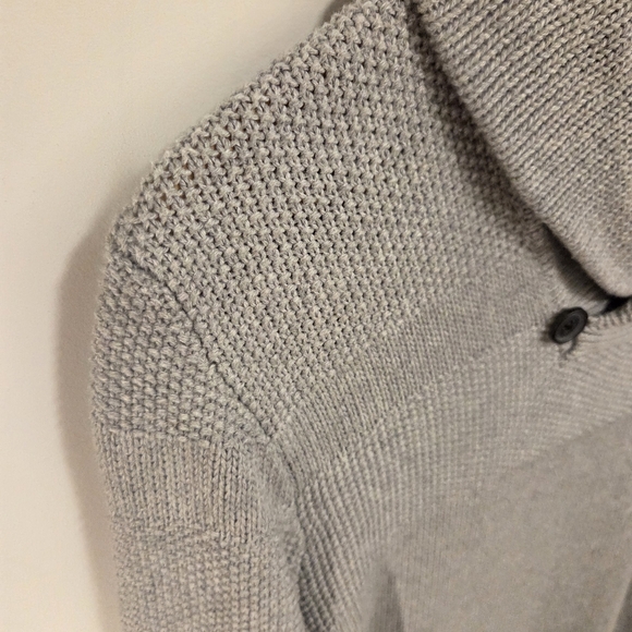 RW&CO Men’s Grey Knit Sweater XS 100% Cotton Slim Fit - Picture 4 of 8